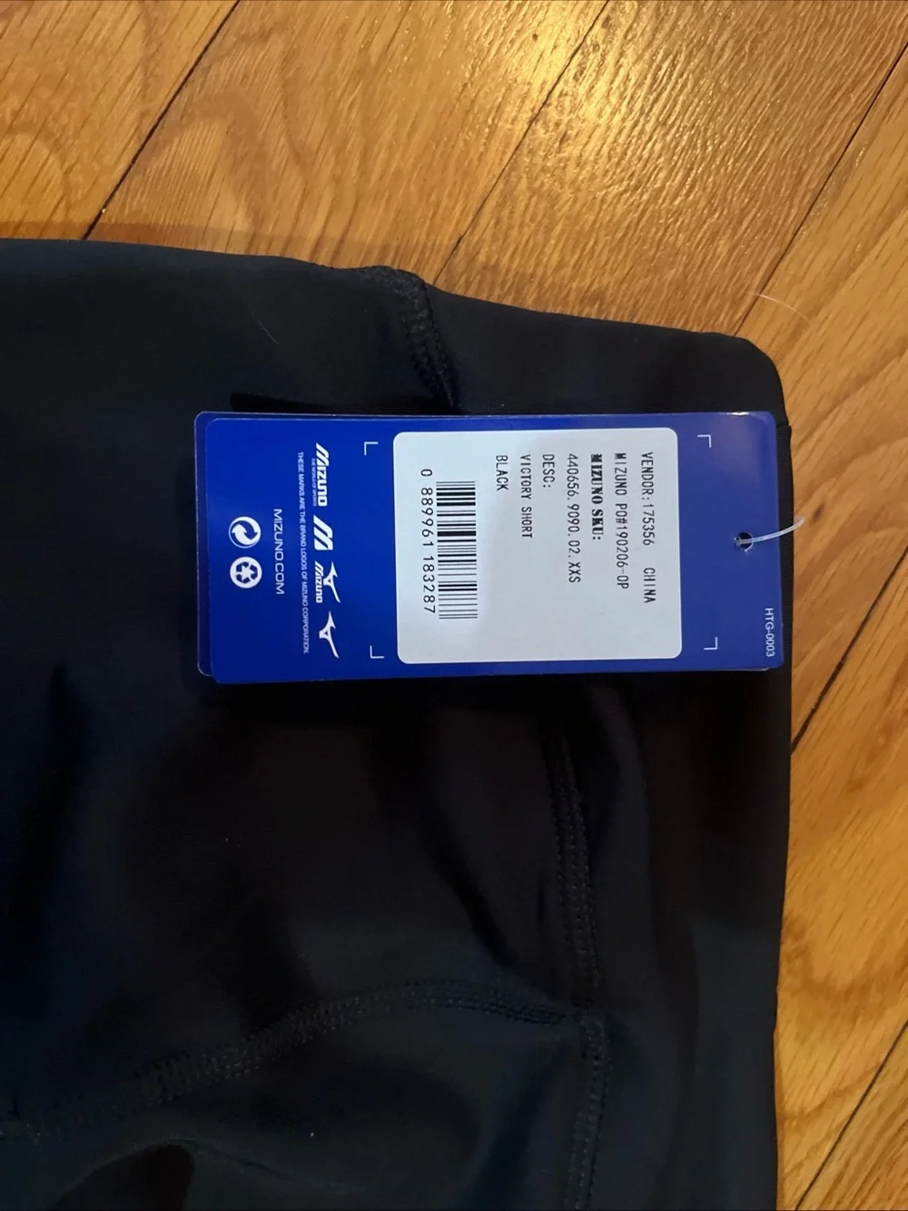 Mizuno Black High-Waist Performance Leggings